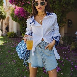 Deconstructed TOPSHOP Jean Skirt